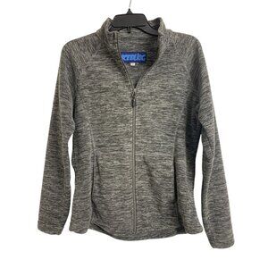 Iceburg Fleece Full Zip Gray Jacket Size M‎